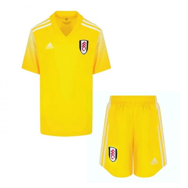 Camiseta Fulham Segunda Equipo Niños 2020-21 Amarillo